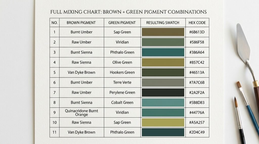 Understanding Brown and Green as Colors