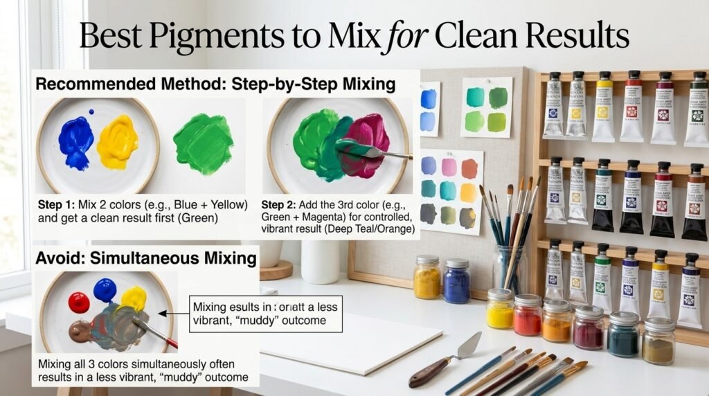 Best Pigments to Mix for Clean Results