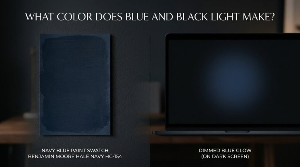 What Color Does Blue and Black Light Make?
