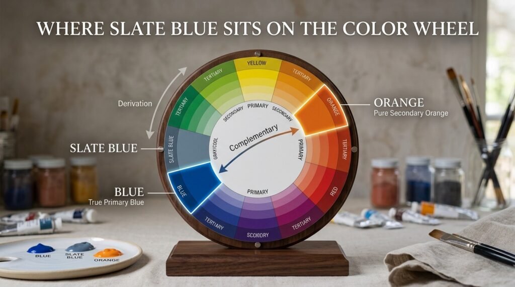 Where Slate Blue Sits on the Color Wheel