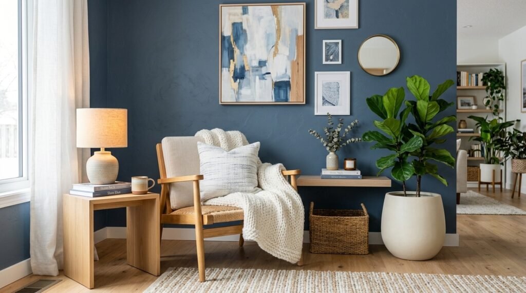Slate Blue in Fashion and Interior Design