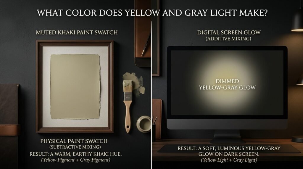 What Color Does Yellow and Gray Light Make?
