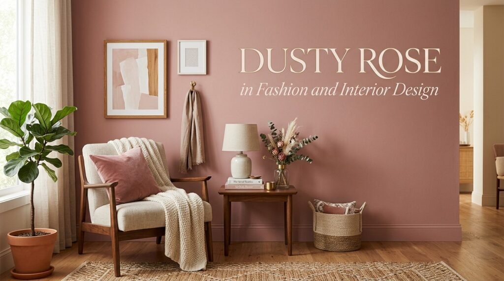Dusty Rose in Fashion and Interior Design