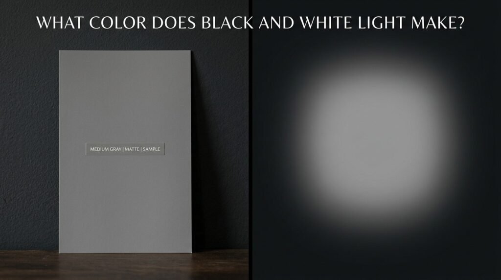 What Color Does Black and White Light Make?
