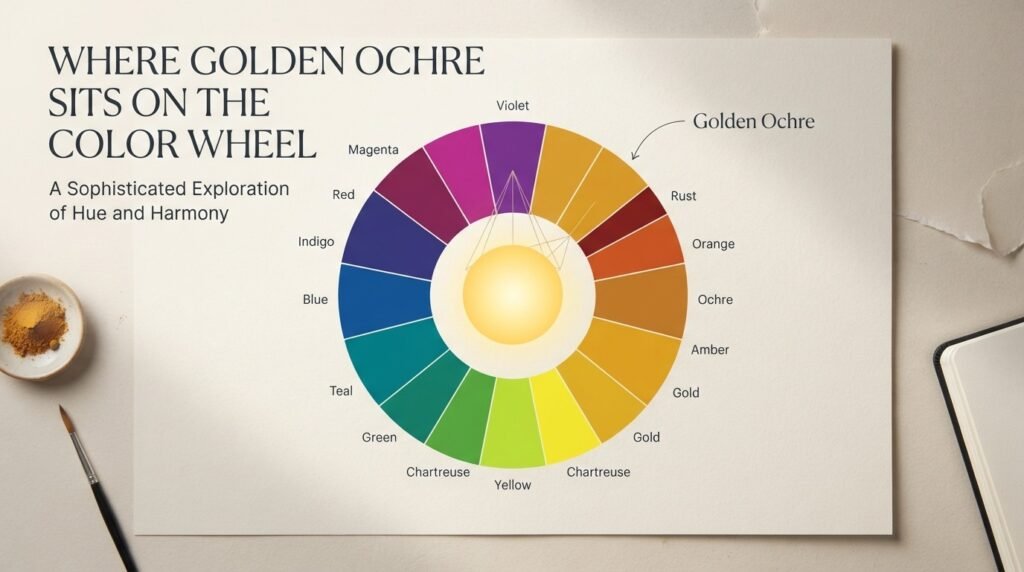 Where Golden Ochre Sits on the Color Wheel