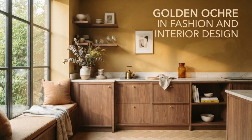 Golden Ochre in Fashion and Interior Design