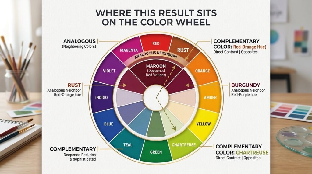 Where This Result Sits on the Color Wheel