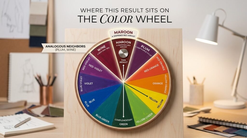 Where This Result Sits on the Color Wheel