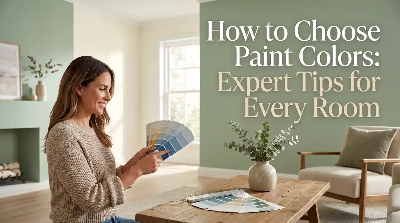 How to choose paint colors for every room with different wall colors and interior styles