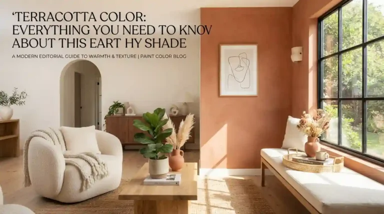 Warm terracotta color palette with earthy clay-inspired shades and modern design inspiration
