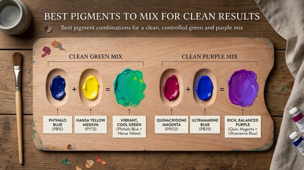 Best Pigments to Mix for Clean Results