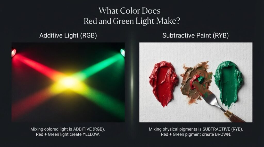 What Color Does Red and Green Light Make?