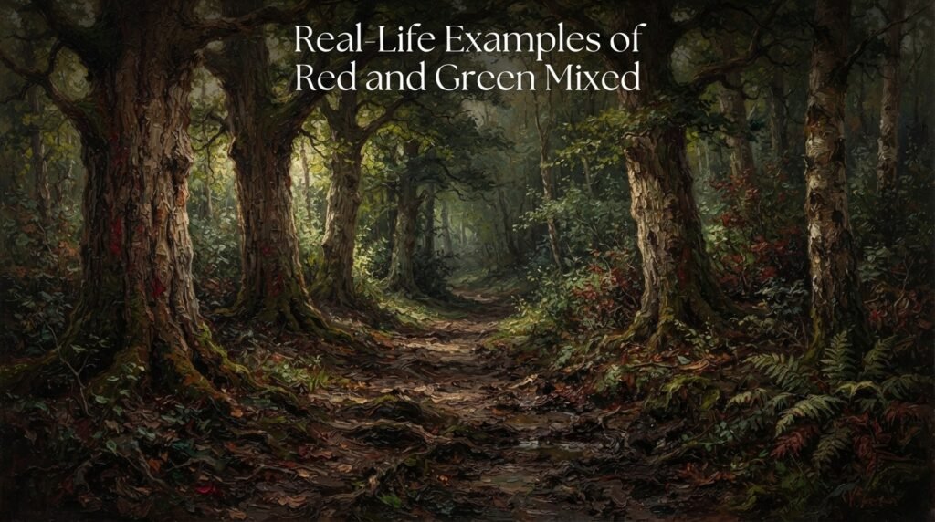Real-Life Examples of Red and Green Mixed