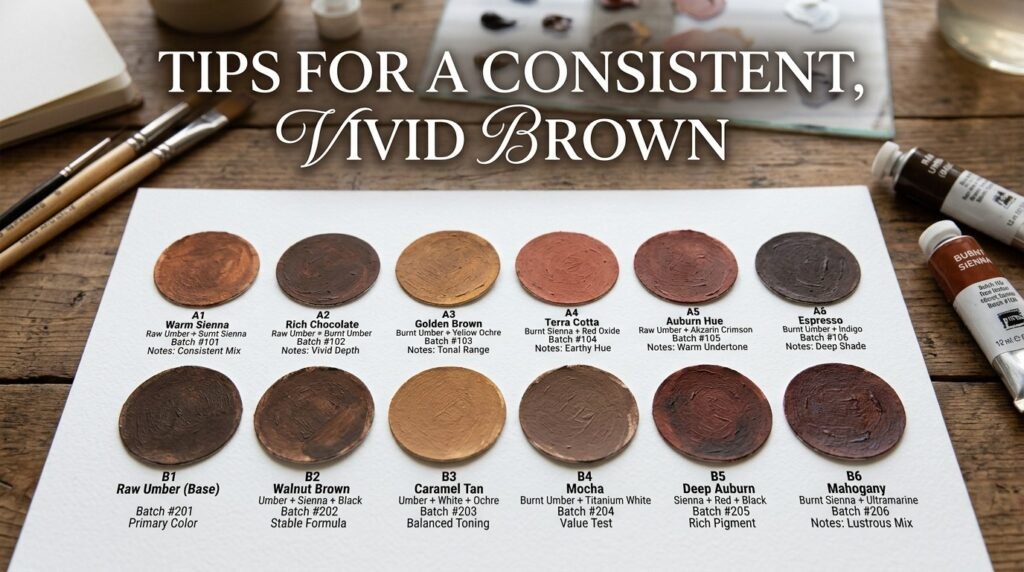 Tips for a Consistent, Vivid Brown