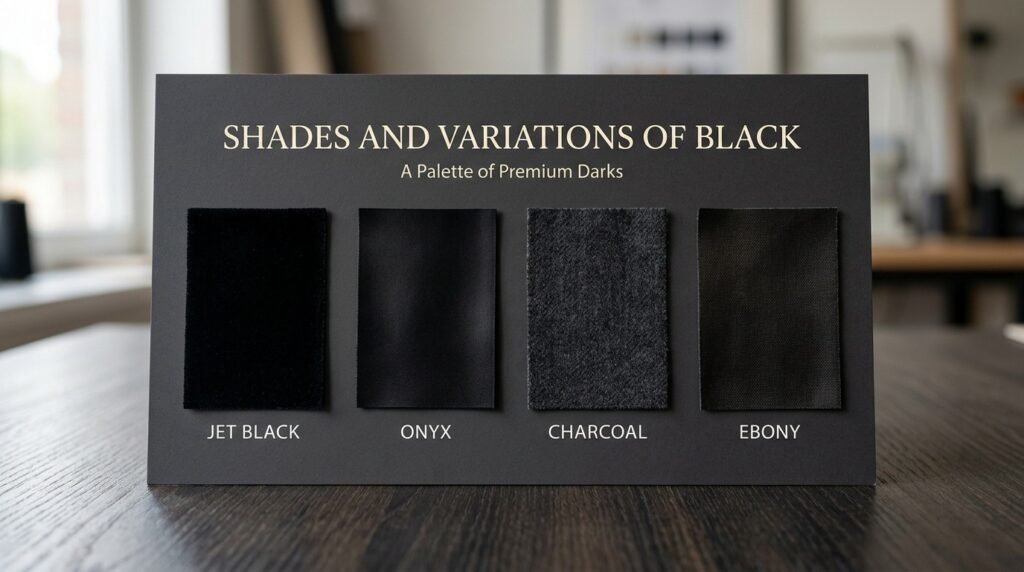 Shades and Variations of Black