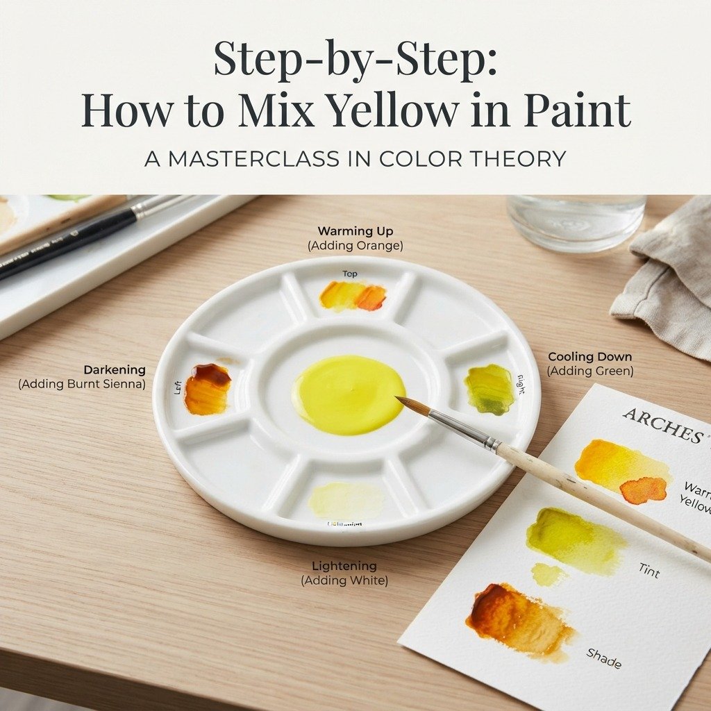 Step-by-Step: How to Mix Yellow in Paint