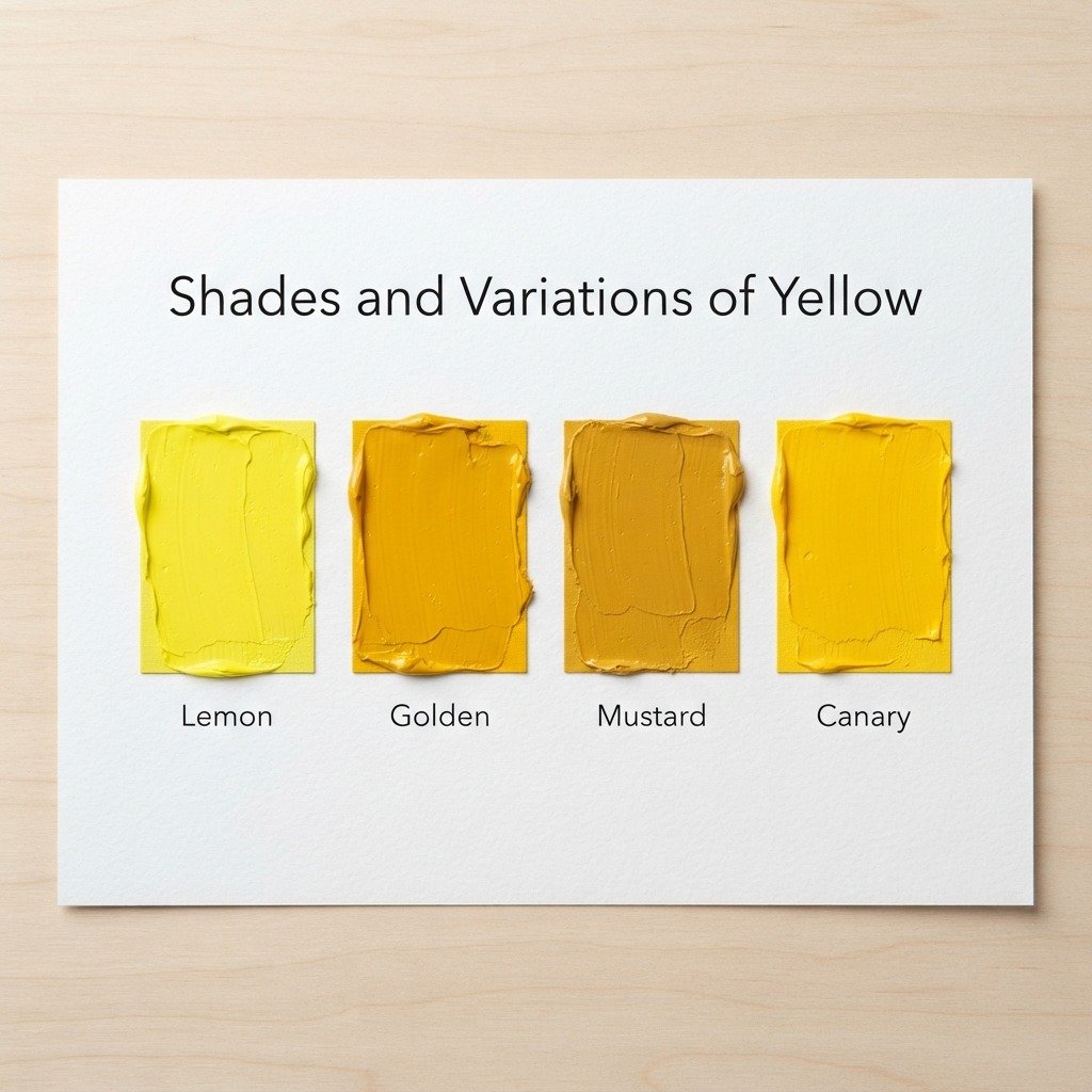 Shades and Variations of Yellow