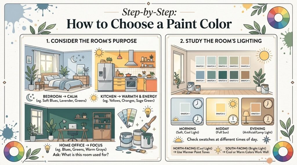 Step-by-Step: How to Choose a Paint Color