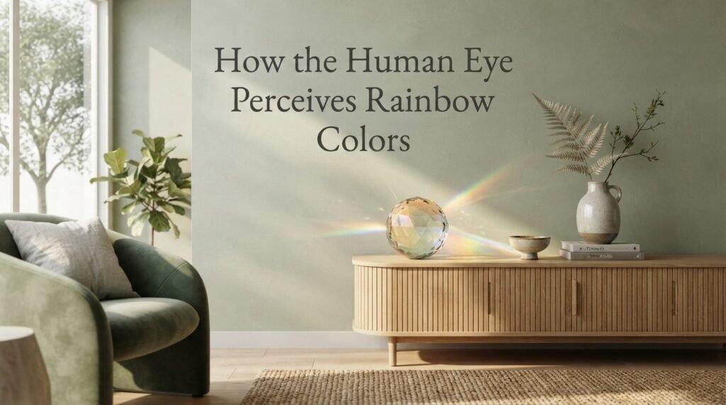 How the Human Eye Perceives Rainbow Colors