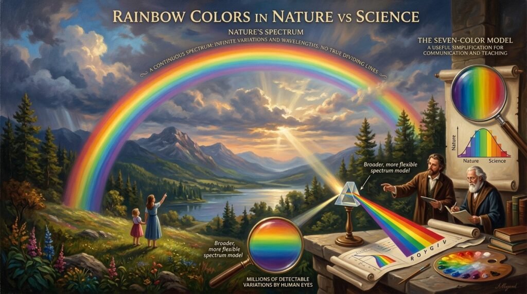 Rainbow Colors in Nature vs Science