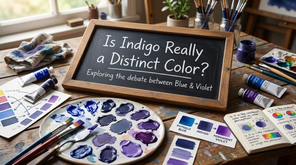 Is Indigo Really a Distinct Color?
