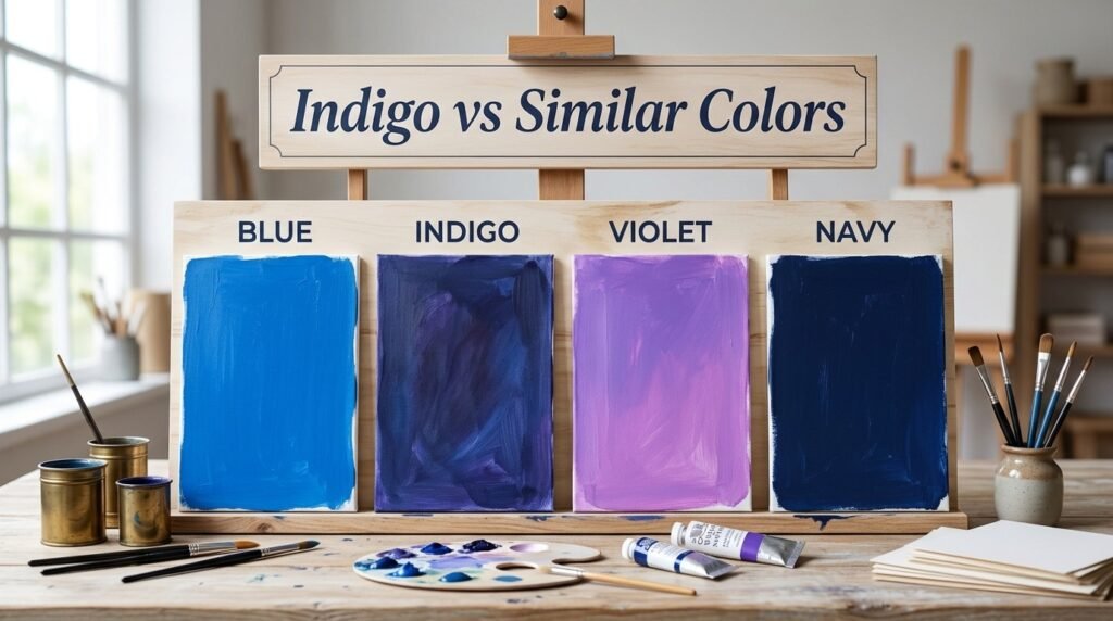 Indigo vs Similar Colors