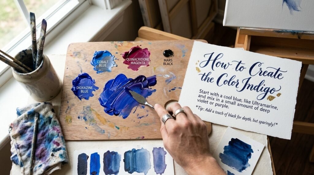 How to Create the Color Indigo