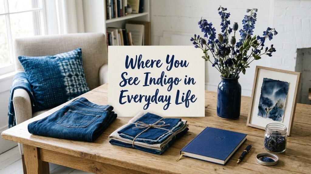 Where You See Indigo in Everyday Life