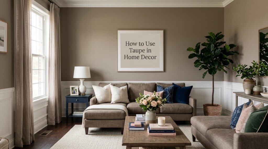 How to Use Taupe in Home Decor