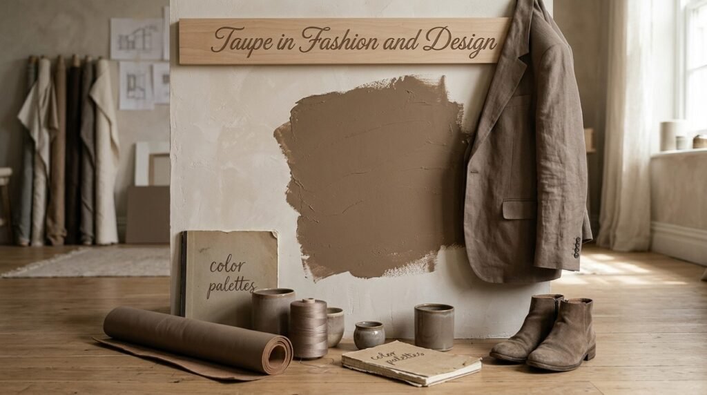 Taupe in Fashion and Design