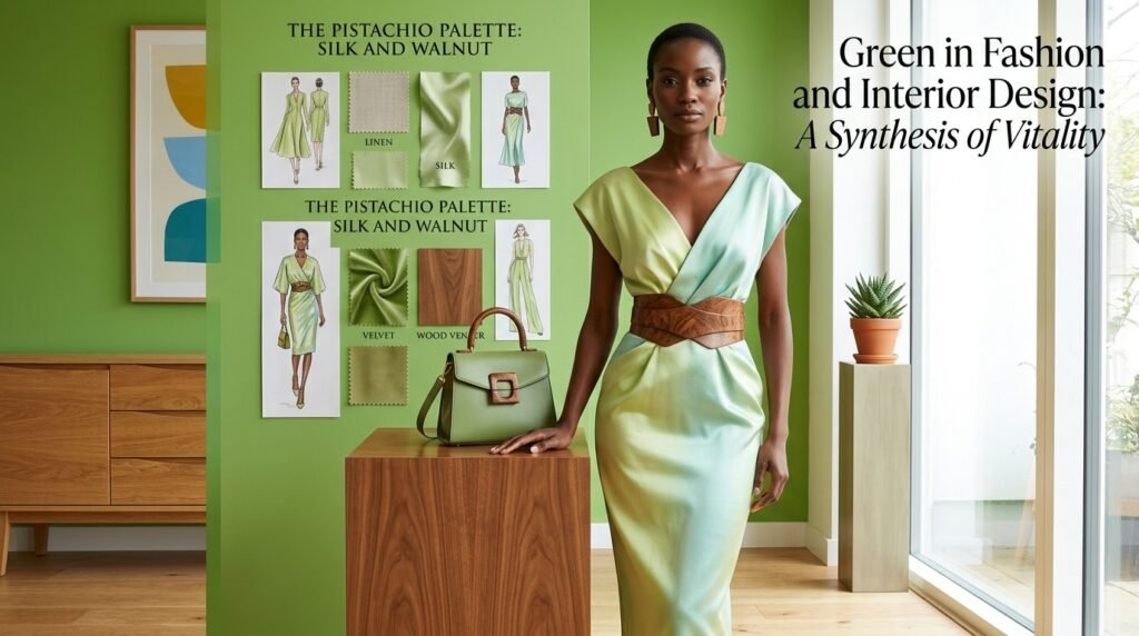 Green in Fashion and Interior Design
