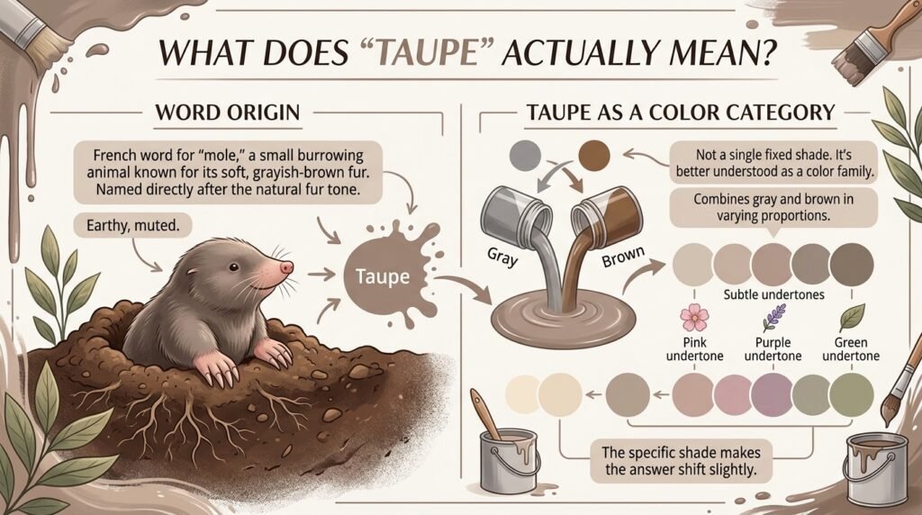 What Does "Taupe" Actually Mean?