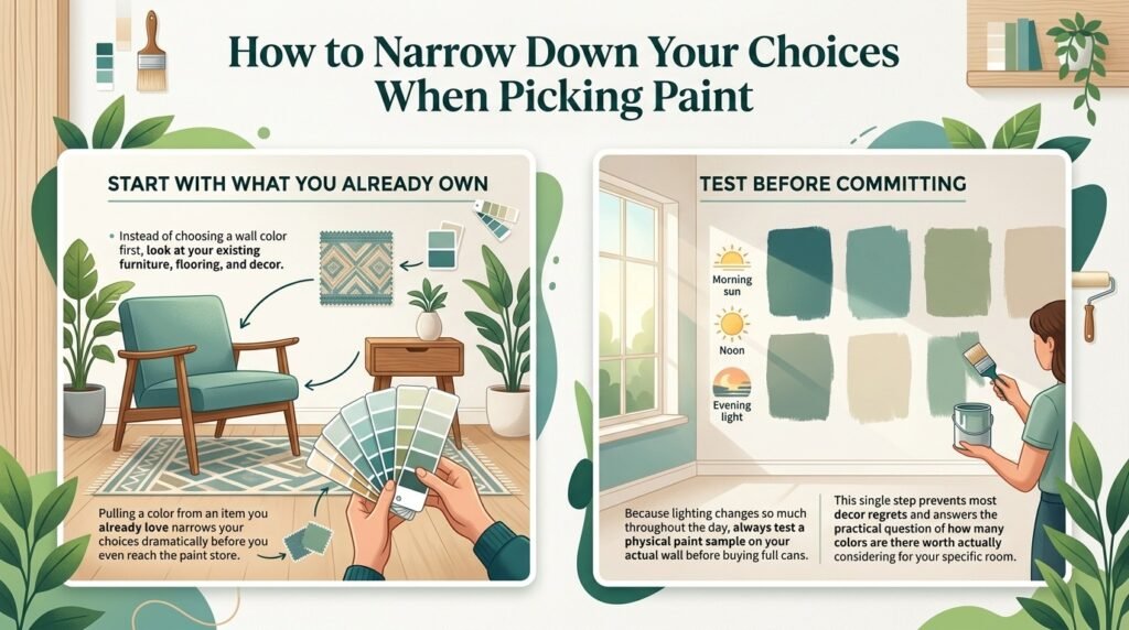 How to Narrow Down Your Choices When Picking Paint