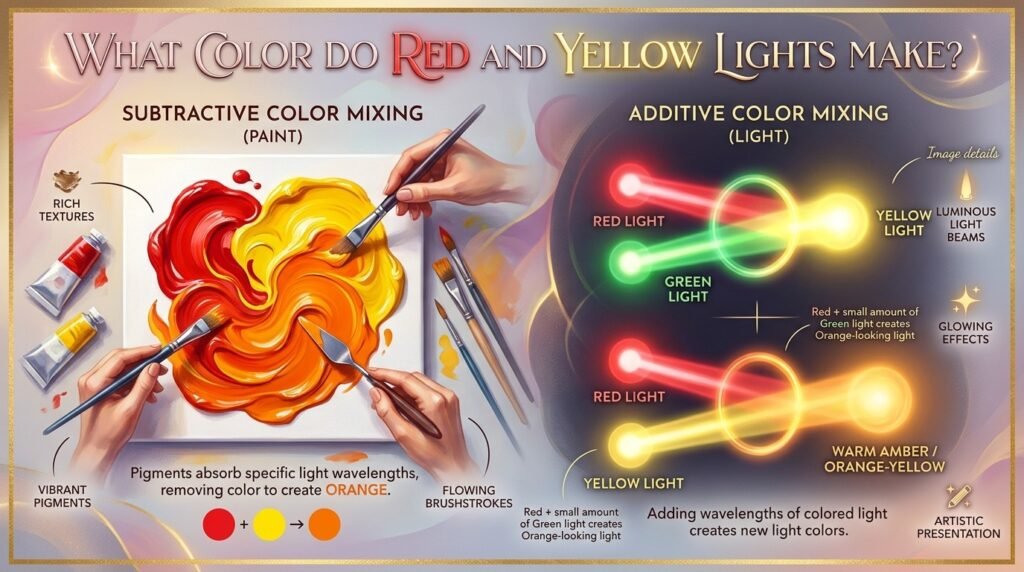 What Color Do Red and Yellow Lights Make?