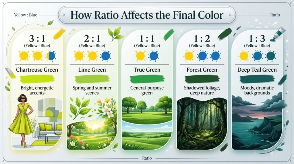 How Ratio Affects the Final Color
