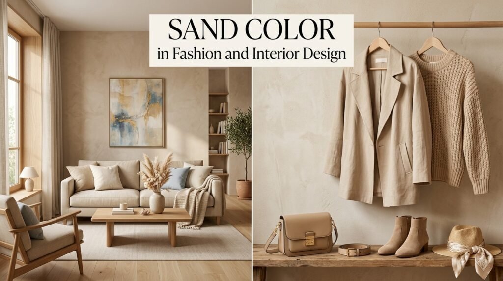Sand Color in Fashion and Interior Design