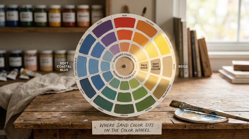 Where Sand Color Sits on the Color Wheel