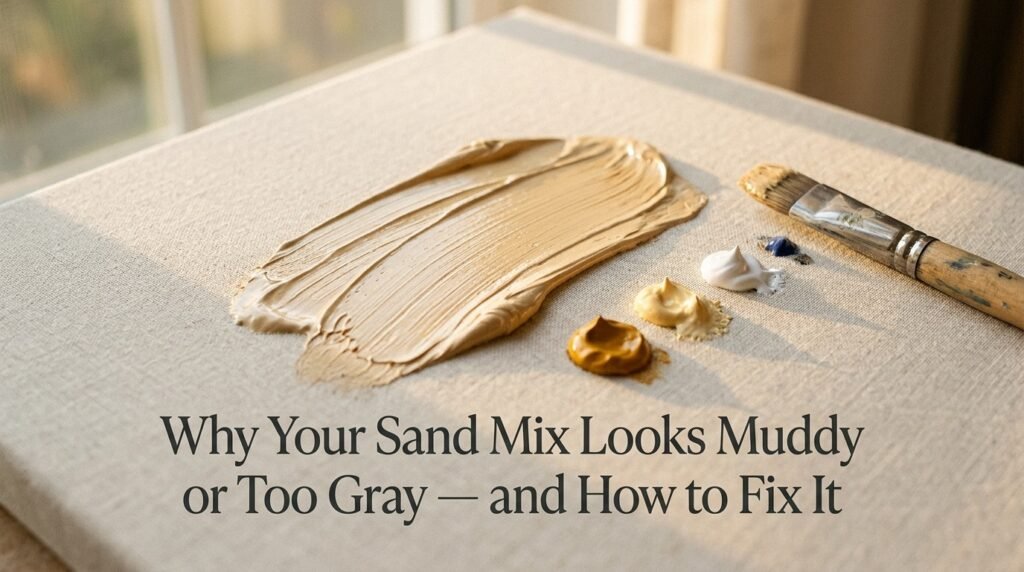 Why Your Sand Mix Looks Muddy or Too Gray — and How to Fix It