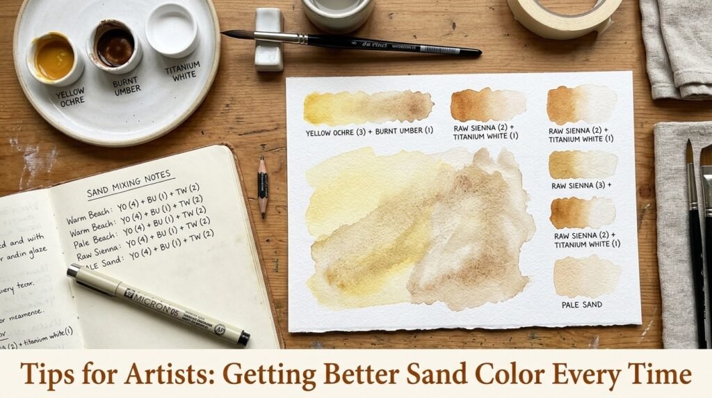 Tips for Artists: Getting Better Sand Color Every Time