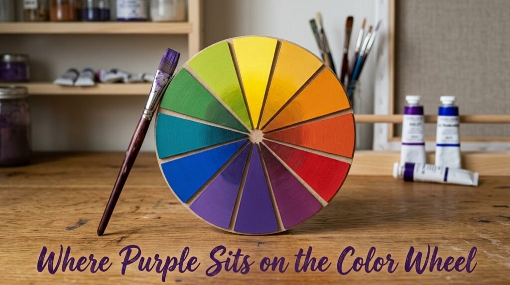Where Purple Sits on the Color Wheel