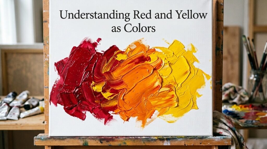 Understanding Red and Yellow as Colors