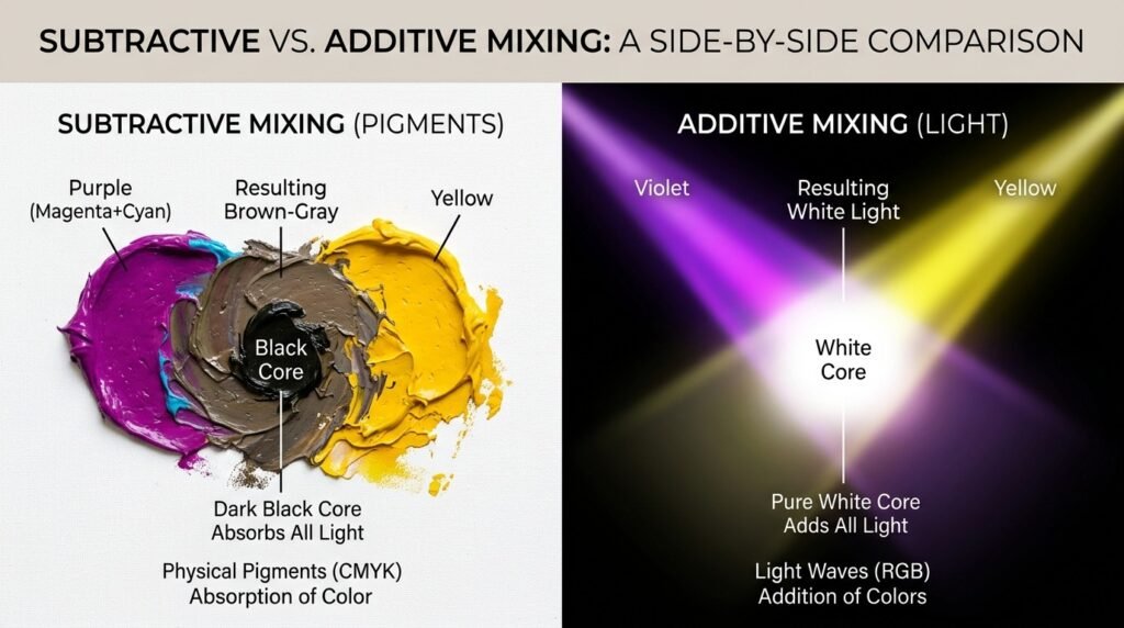 Subtractive vs. Additive Mixing: A Side-by-Side Comparison