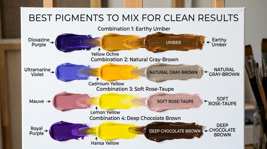 Best Pigments to Mix for Clean Results