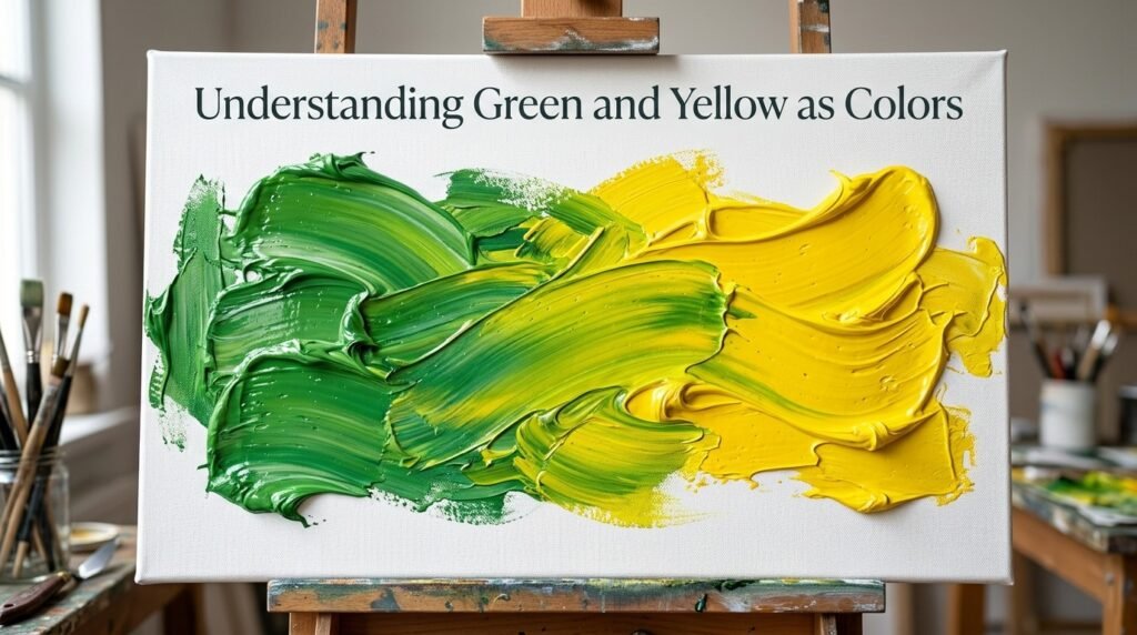 Understanding Green and Yellow as Colors