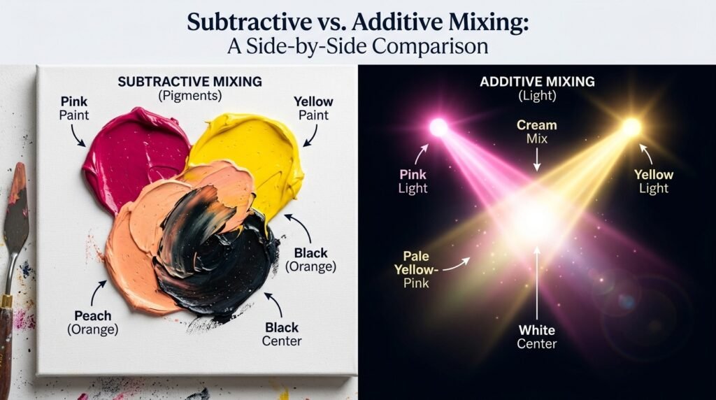Subtractive vs. Additive Mixing: A Side-by-Side Comparison
