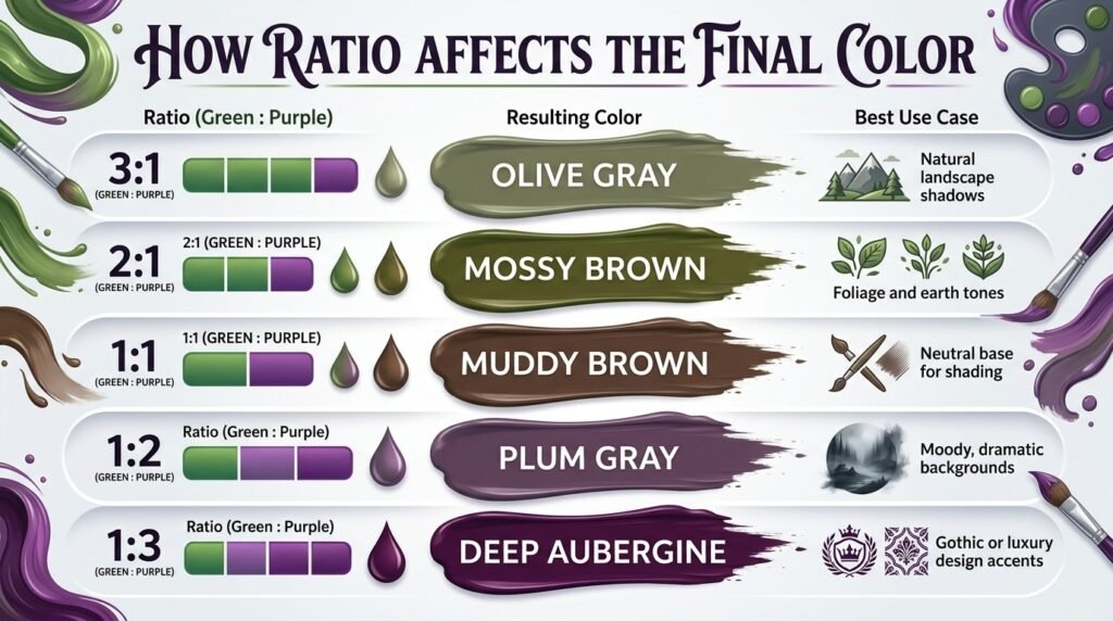 How Ratio Affects the Final Color