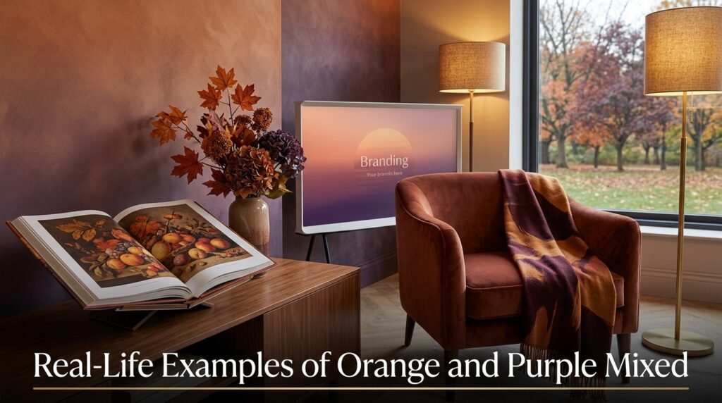 Real-Life Examples of Orange and Purple Mixed