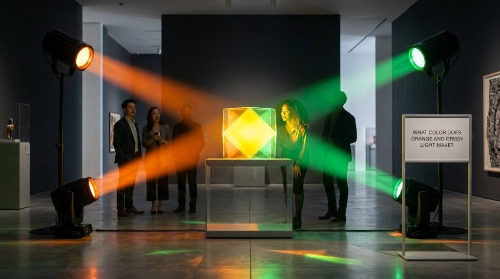 What Color Does Orange and Green Light Make?