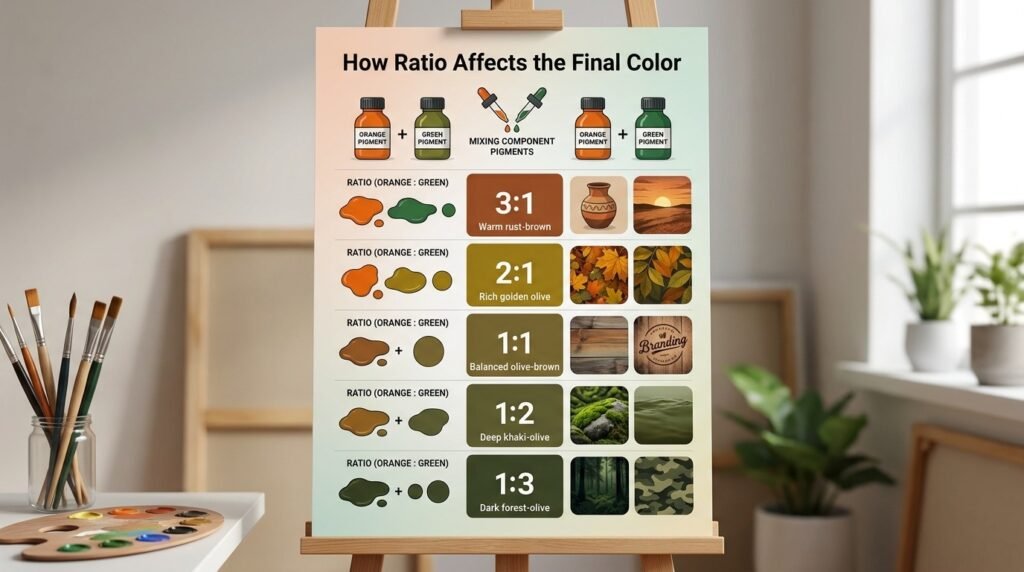 How Ratio Affects the Final Color