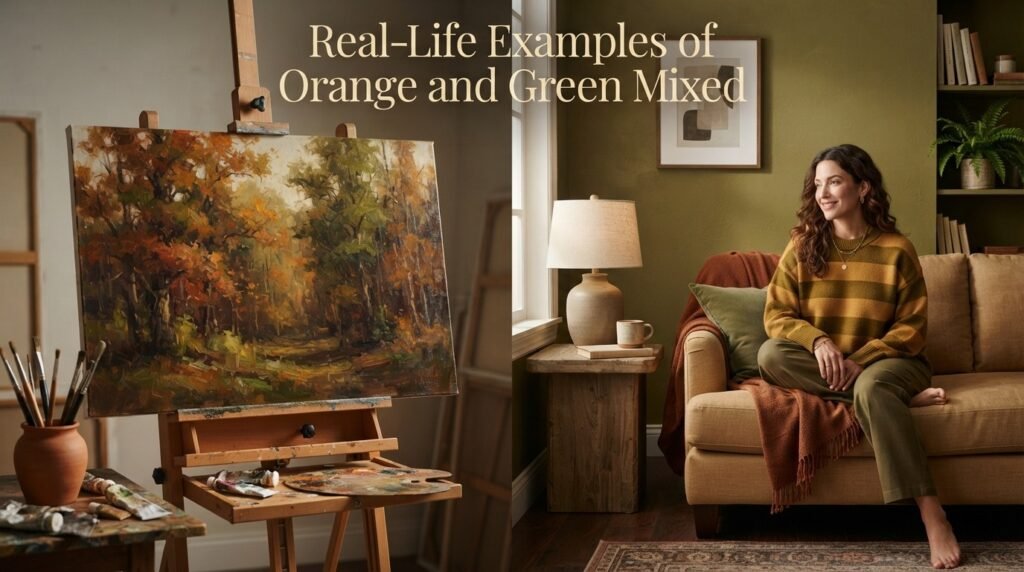 Real-Life Examples of Orange and Green Mixed